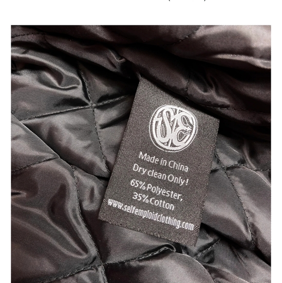 NWOT RHINESTONE RIB-CAGE JACKET (BLACK) size XL - Picture 5 of 5